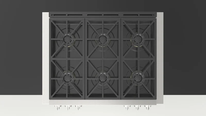 Fulgor Milano - 35.8 inch wide Gas Cooktop in Stainless - F6GRT366S1 Stainless