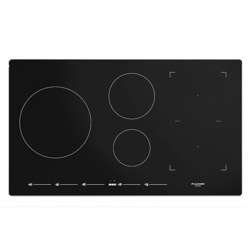 Fulgor Milano - 36.2 inch wide Induction Cooktop in Black - F7IT36S1 Black