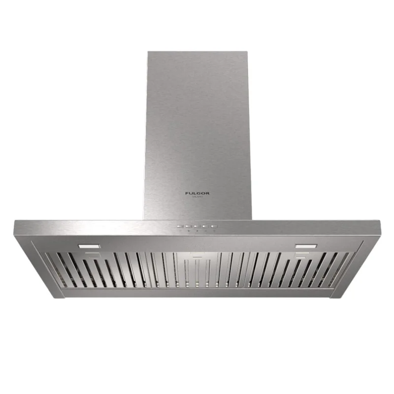 Fulgor Milano - 36 Inch 600 CFM Wall Mount and Chimney Range Vent in Stainless - F4CW36S1 Stainless