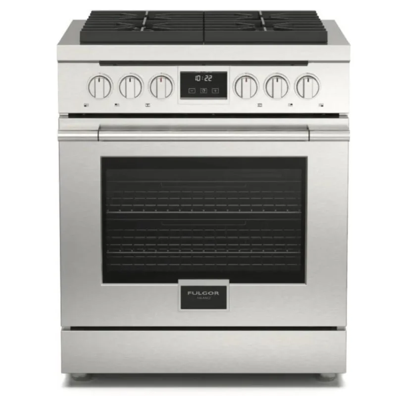 Fulgor Milano - 4.34 cu. ft  Gas Range in Stainless - F4PGR304S2 Stainless