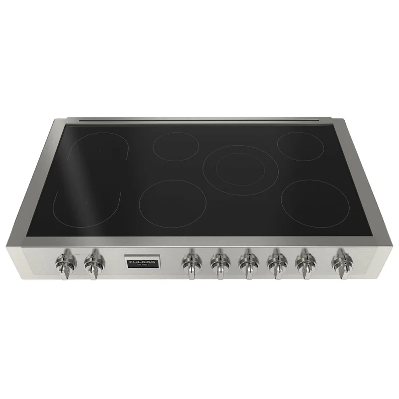 Fulgor Milano - 47.9 Inch Induction Range Top in Stainless - F6IRT487S1 Stainless