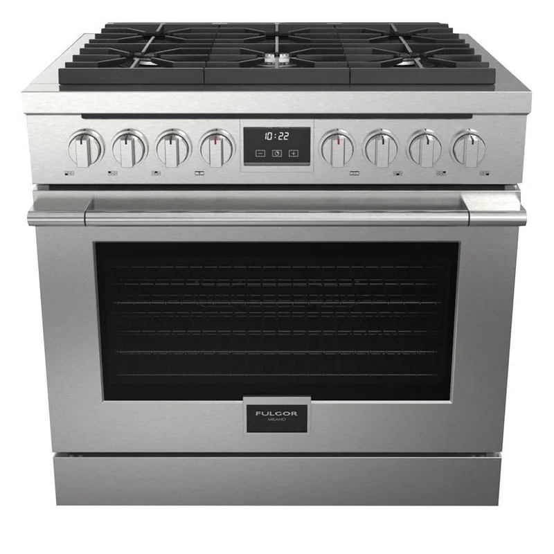 Fulgor Milano - 5.7 cu. ft  Gas Range in Stainless - F4PGR366S1 Stainless