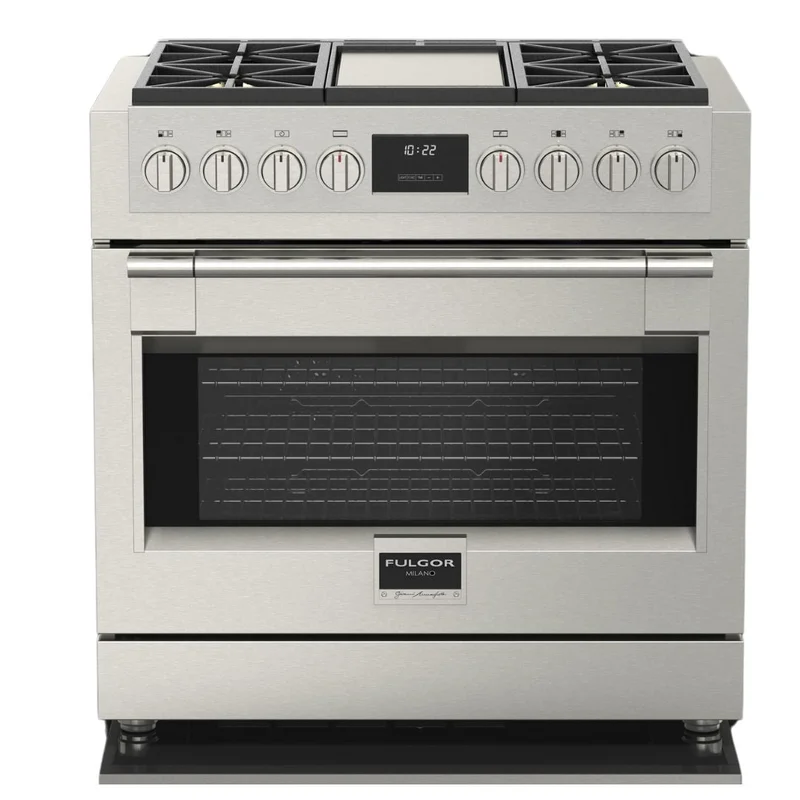 Fulgor Milano - 5.7 cu. ft  Gas Range in Stainless - F6PGR364GS2 Stainless