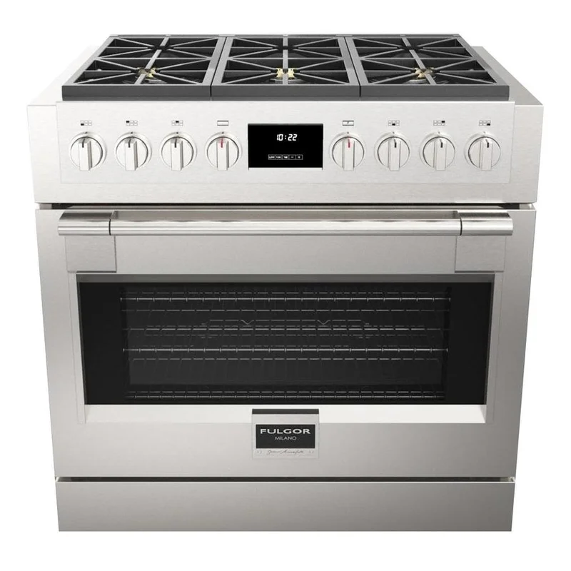 Fulgor Milano - 5.7 cu. ft  Gas Range in Stainless - F6PGR366S2 Stainless