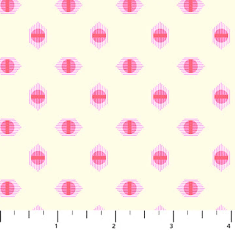 FULL BLOOM: Dot-Coral (1/4 Yard)