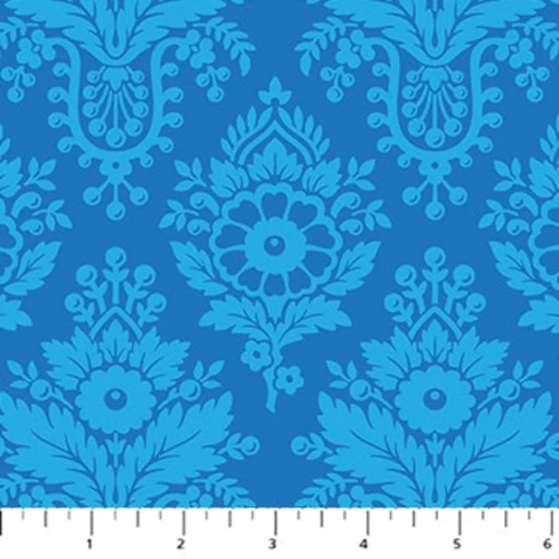 FULL BLOOM: Lulu-Blue (1/4 Yard)