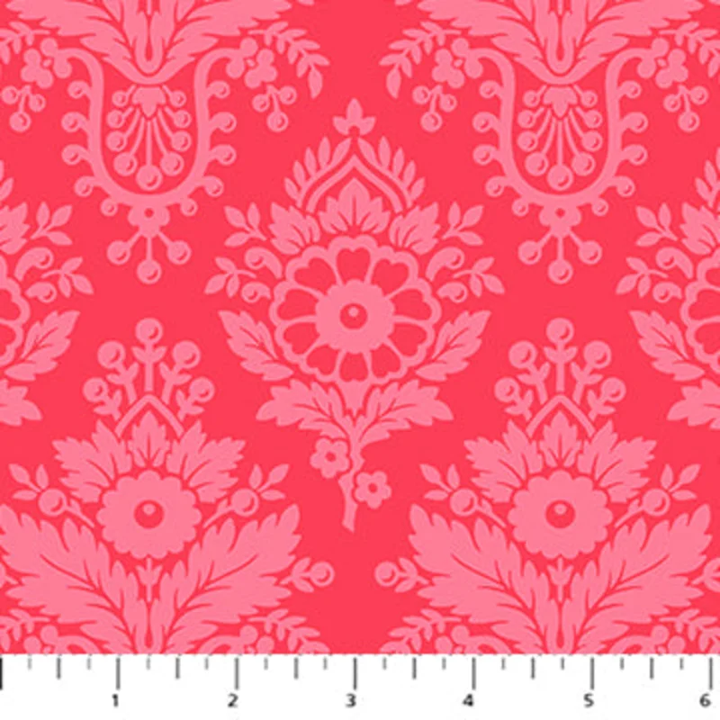 FULL BLOOM: Lulu-Coral (1/4 Yard)
