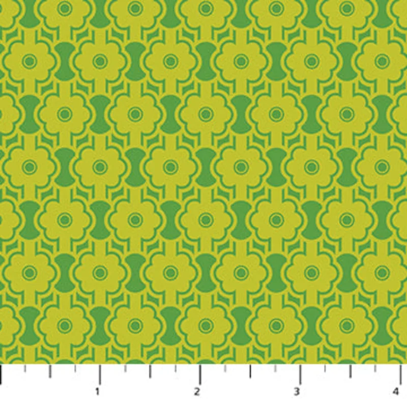 FULL BLOOM: Posy-Chartreuse (1/4 Yard)