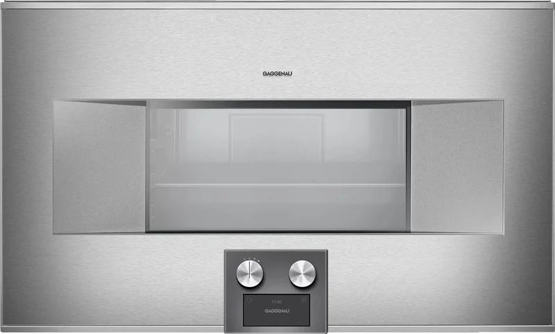 Gaggenau - 1.5 cu. ft Steam Wall Oven in Stainless - BS464610 Stainless