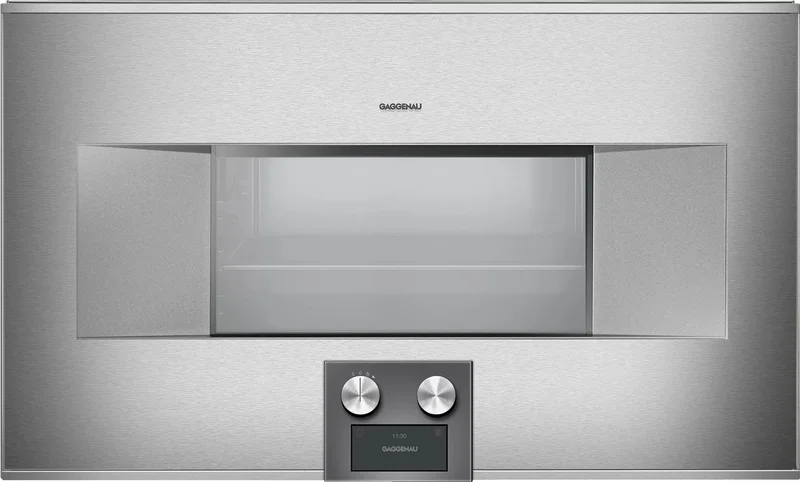 Gaggenau - 1.7 cu. ft Steam Wall Oven in Stainless - BS484611 Stainless