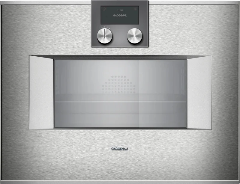 Gaggenau - 2.1 cu. ft Steam Wall Oven in Stainless - BS471612 Stainless