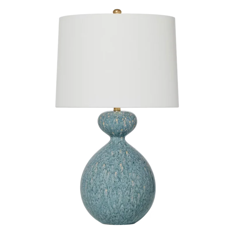 Gannet Table Lamp, Blue Lagoon, 29.25"H