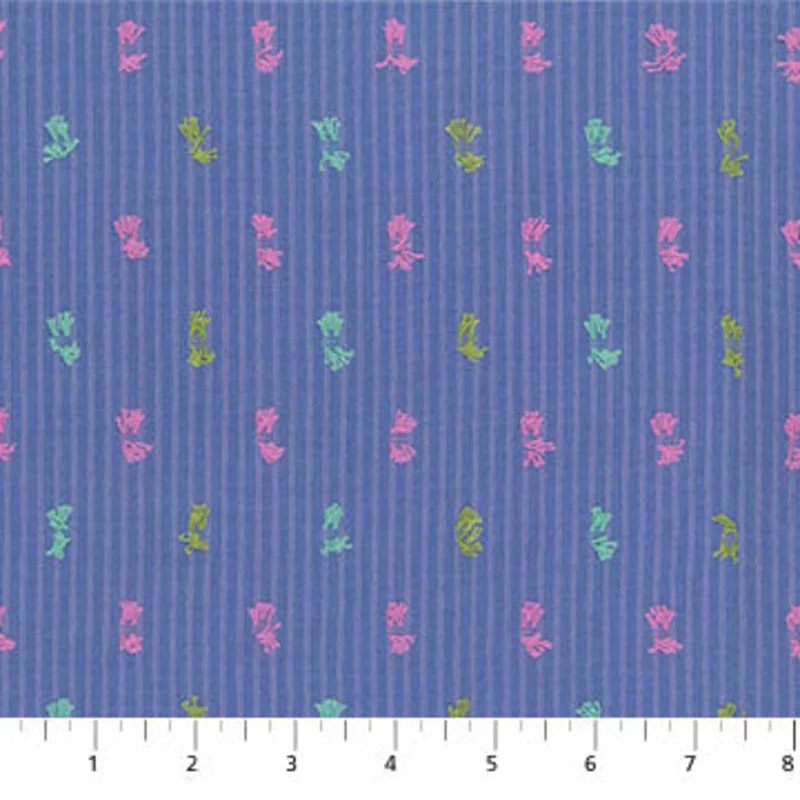 GARDEN VARIETY: Channeling-Mist (1/4 Yard)