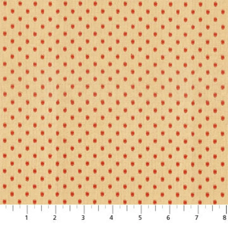 GARDEN VARIETY: Droplets-Butterscotch (1/4 Yard)