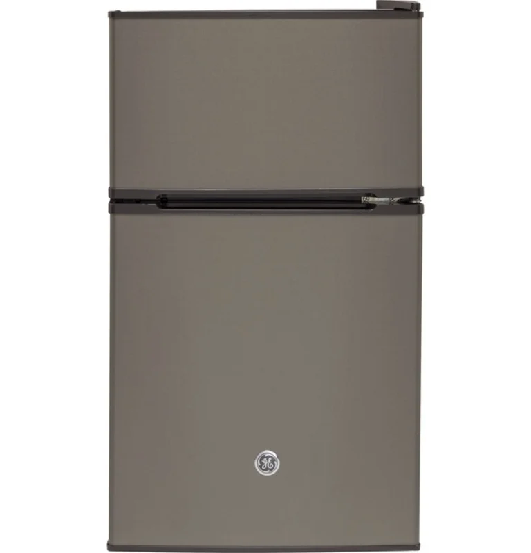 GE - 18.75 Inch 3.1 cu. ft Mini Fridge Refrigerator in Grey - GDE03GMKED Grey