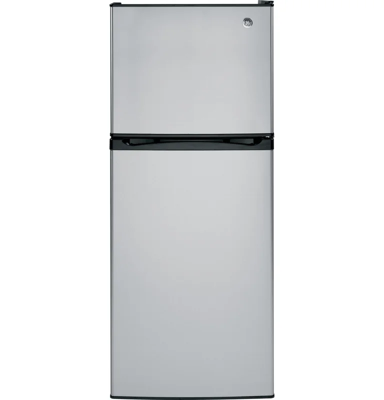 GE - 24 Inch 11.6 cu. ft Top Mount Refrigerator in Stainless - GPE12FSKSB Stainless