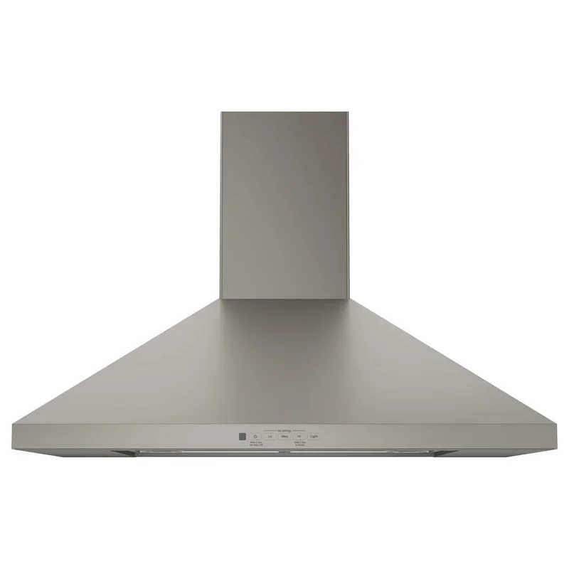 GE - 30 Inch 350 CFM Wall Mount and Chimney Range Vent in Grey - JVW5301EJESC Grey