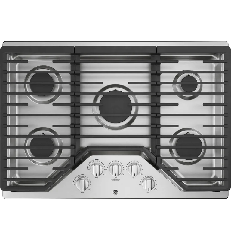 GE - 30 Inch Gas Cooktop in Stainless - JGP5030SLSS Stainless