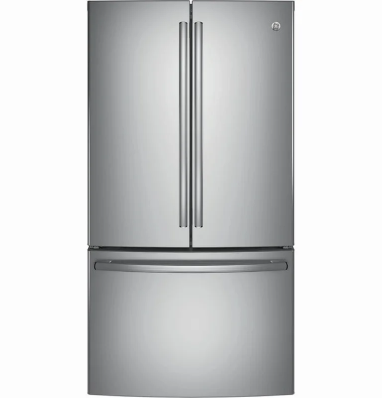 GE - 35.75 Inch 28.7 cu. ft French Door Refrigerator in Stainless - GNE29GSKSS Stainless