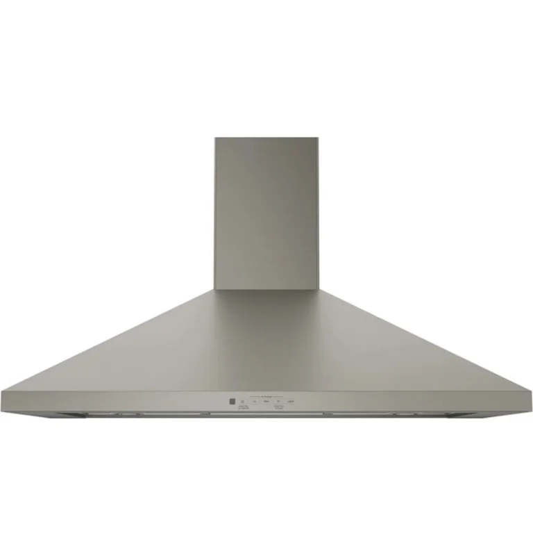 GE - 36 Inch 350 CFM Wall Mount and Chimney Range Vent in Grey - JVW5361EJESC Grey