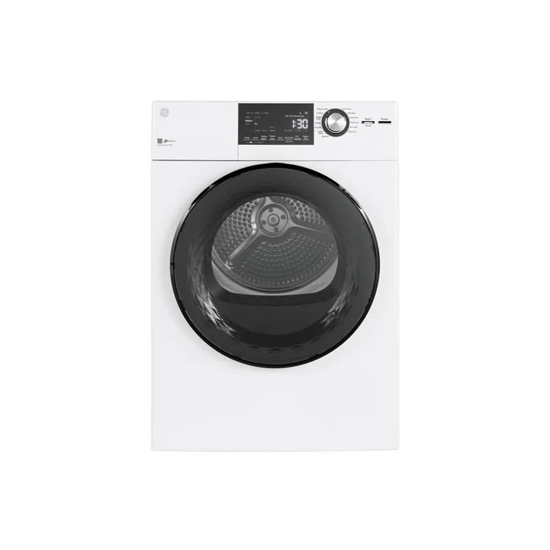 GE - 4.1 cu. Ft Electric Dryer in White - GFD14JSINWW White