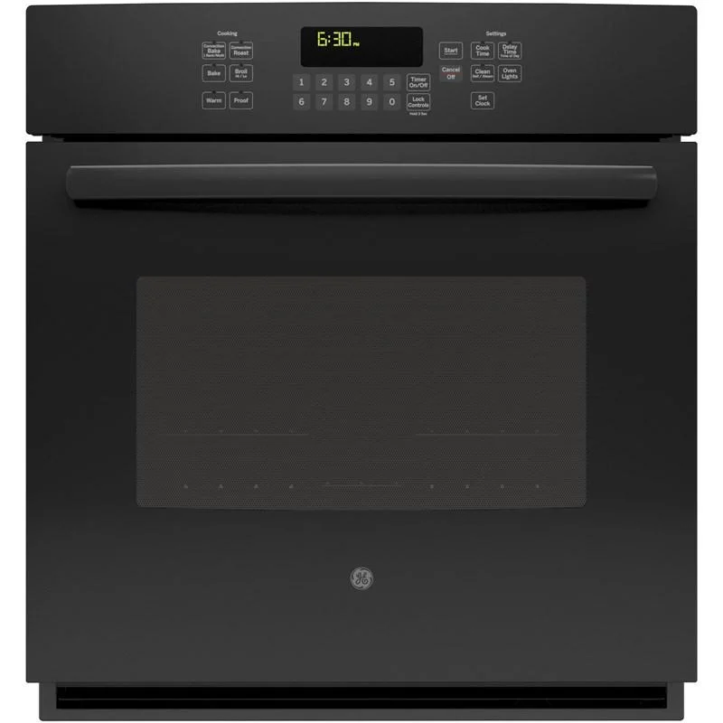 GE - 4.3 cu. ft Single Wall Oven in Black - JCK5000DFBB Black