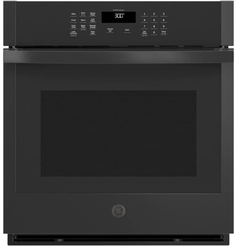 GE - 4.3 cu. ft Single Wall Oven in Black - JKS3000DNBB None