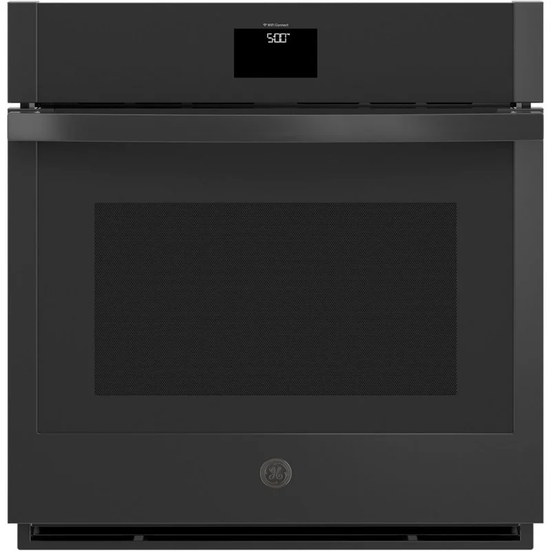 GE - 4.3 cu. ft Single Wall Oven in Black - JKS5000DNBB Black