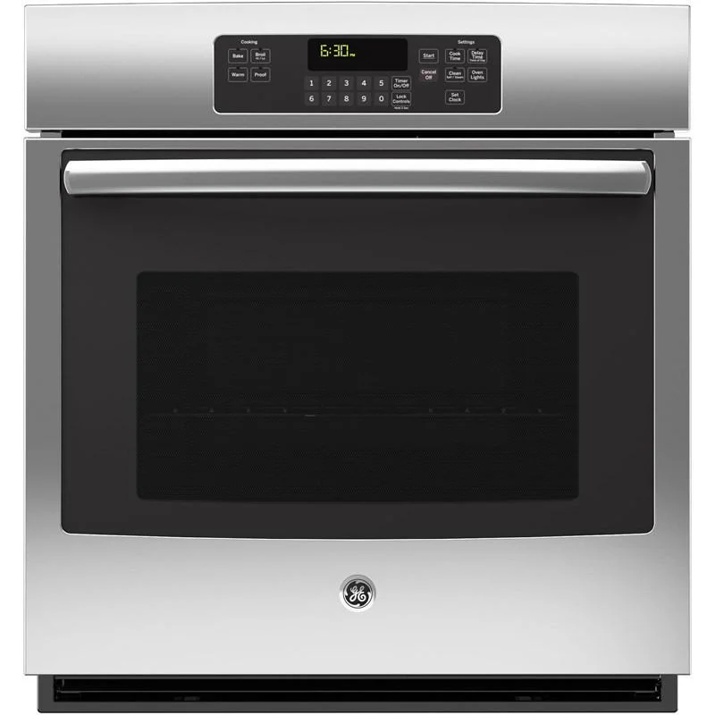 GE - 4.3 cu. ft Single Wall Oven in Stainless - JCK3000SFSS Stainless