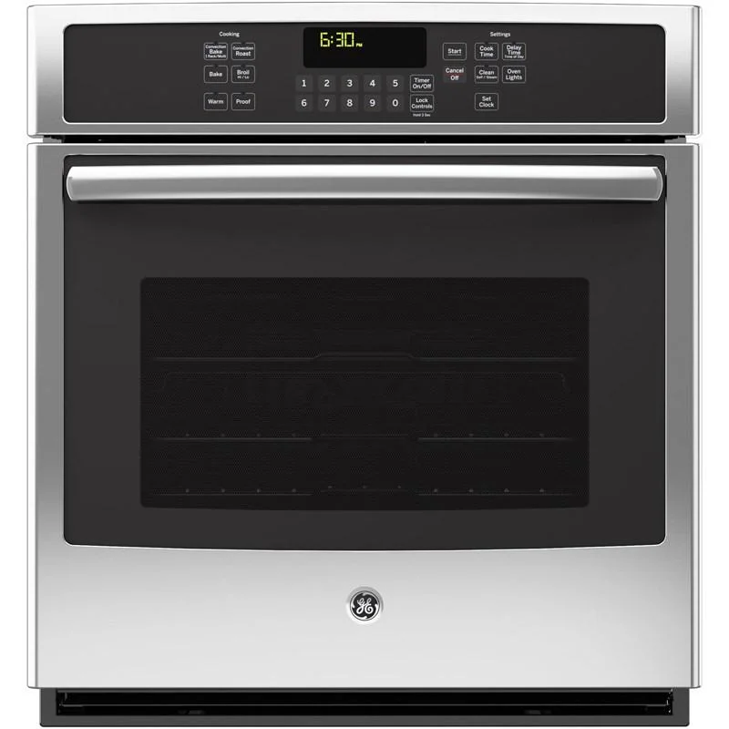 GE - 4.3 cu. ft Single Wall Oven in Stainless - JCK5000SFSS Stainless