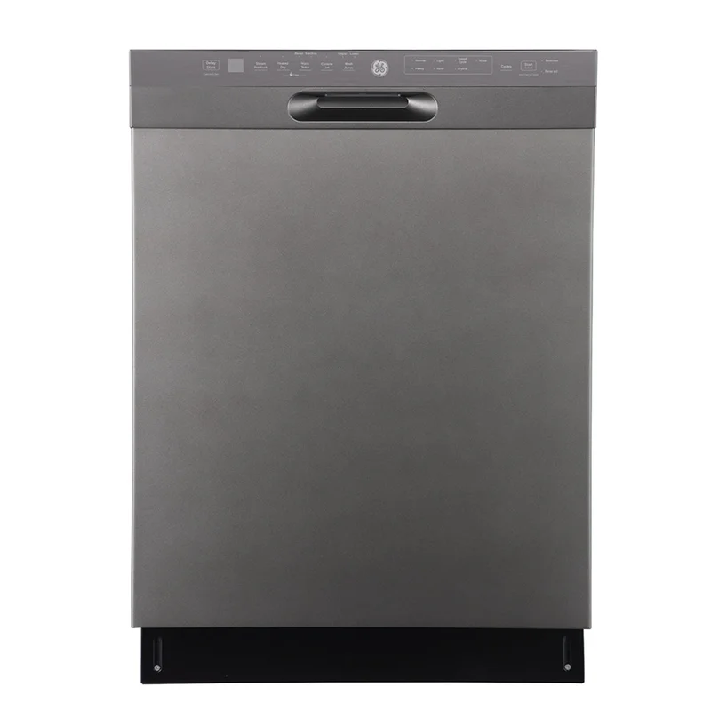 GE - 48 dBA Built In Dishwasher in Grey - GBF655SMPES Grey