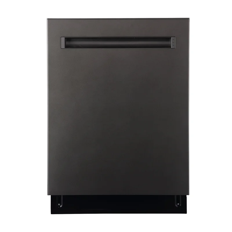 GE - 48 dBA Built In Dishwasher in Grey - GBP655SMPES Grey