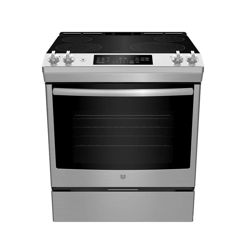 GE - 5.3 cu. ft Electric Range in Stainless - JCS830SMSS Stainless