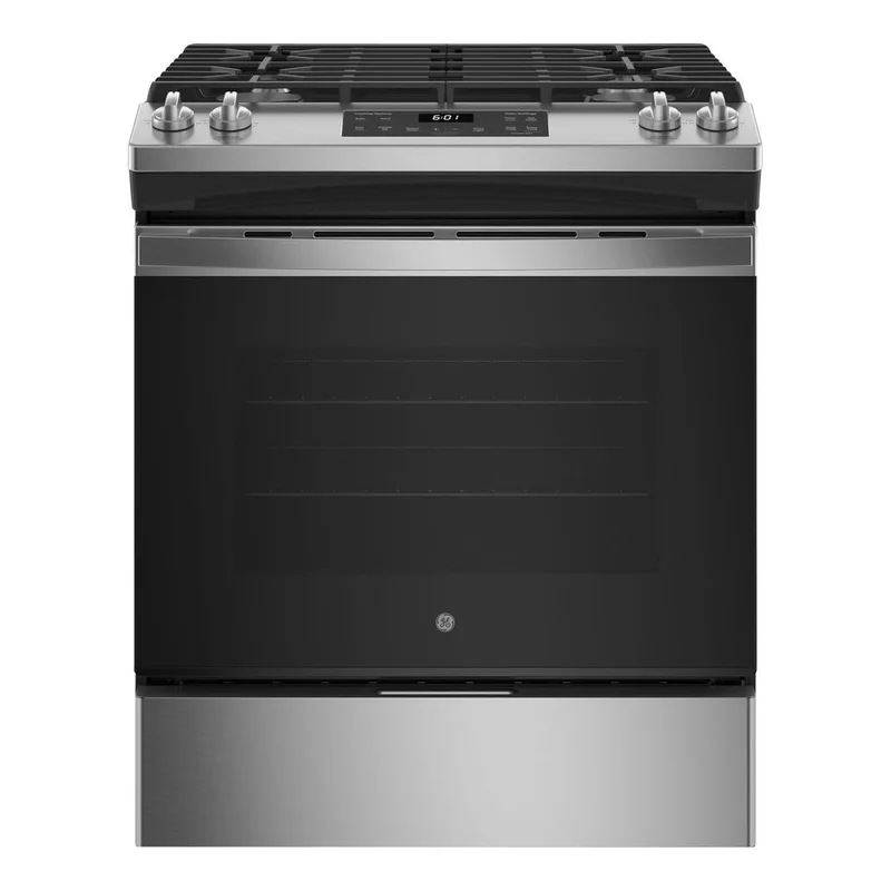 GE - 5.3 cu. ft Gas Range in Stainless - JCGSS61SPSS Stainless