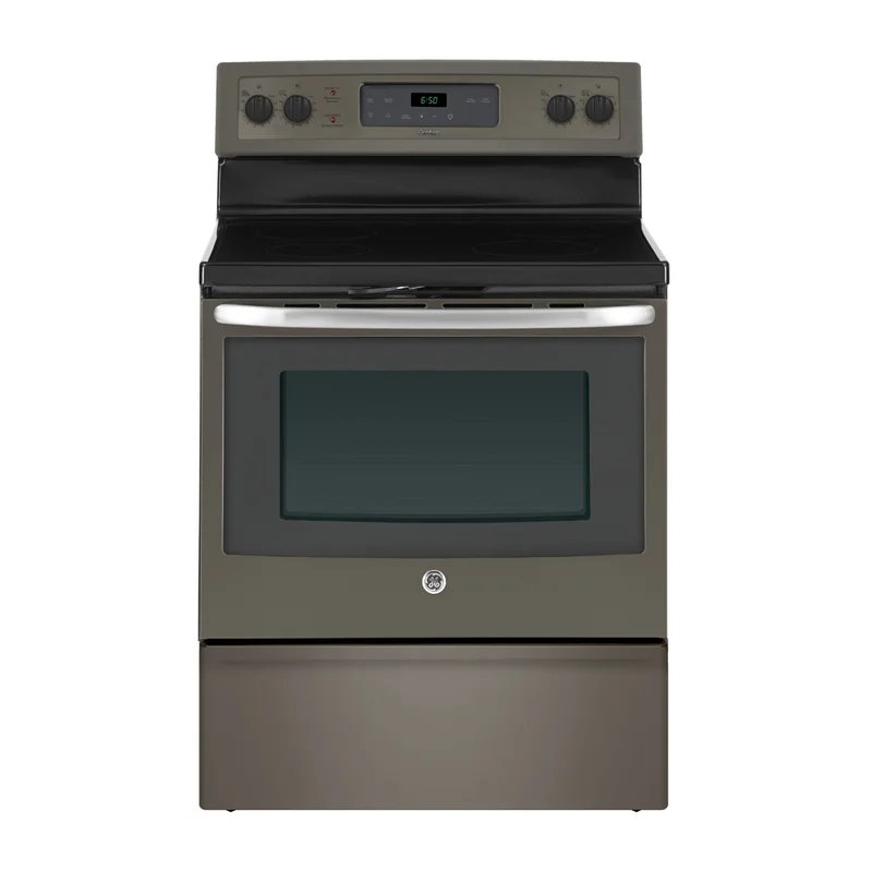 GE - 5 cu. ft Electric Range in Grey - JCB630EKES None