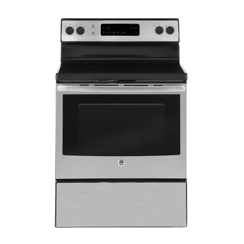 GE - 5 cu. ft Electric Range in Stainless - JCB630SKSS Stainless