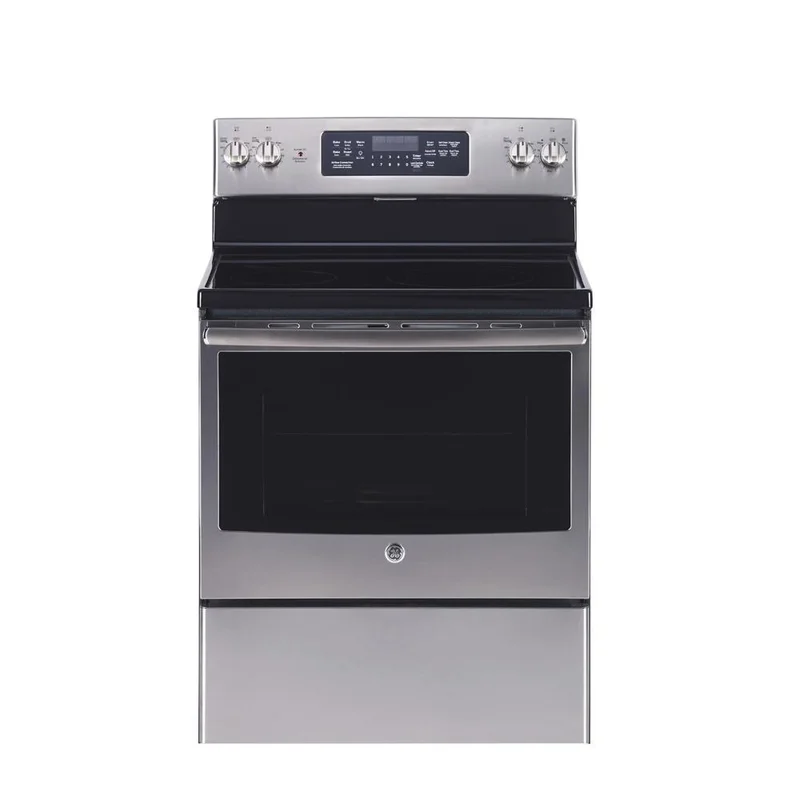 GE - 5 cu. ft Electric Range in Stainless - JCB830SKSS Stainless