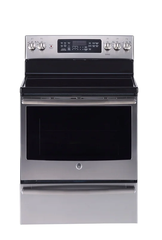 GE - 5 cu. ft Electric Range in Stainless - JCB890SNSS Stainless
