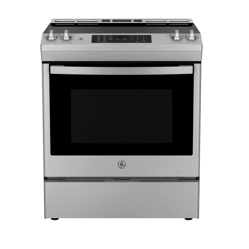 GE - 5 cu. ft Electric Range in Stainless - JCS830SVSS Stainless