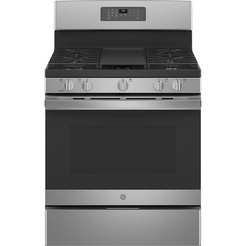 GE - 5 cu. ft  Gas Range in Stainless - JCGB660SPSS Stainless