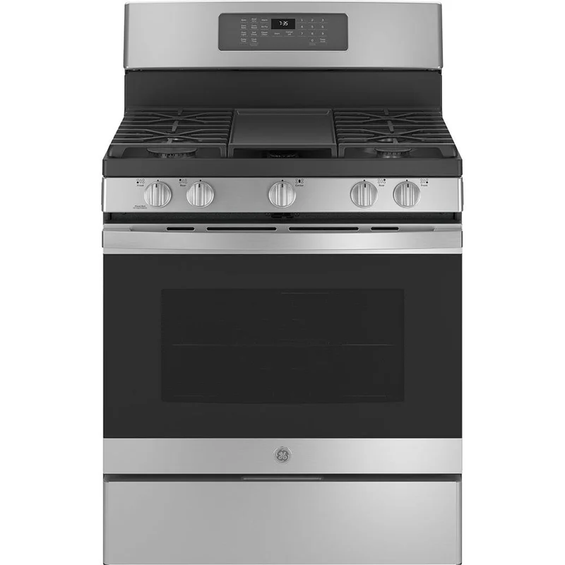 GE - 5 cu. ft  Gas Range in Stainless - JCGB735SPSS Stainless