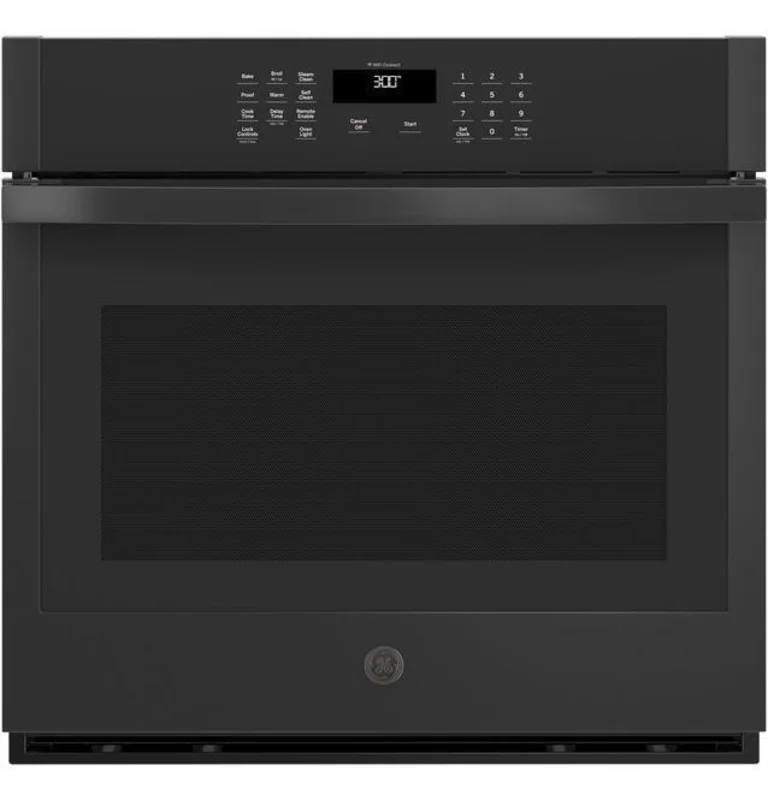 GE - 5 cu. ft Single Wall Oven in Black - JTS3000DNBB Black