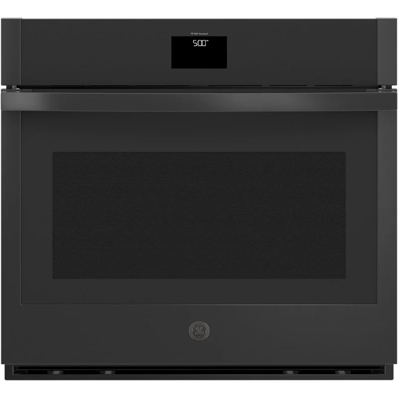 GE - 5 cu. ft Single Wall Oven in Black - JTS5000DNBB Black