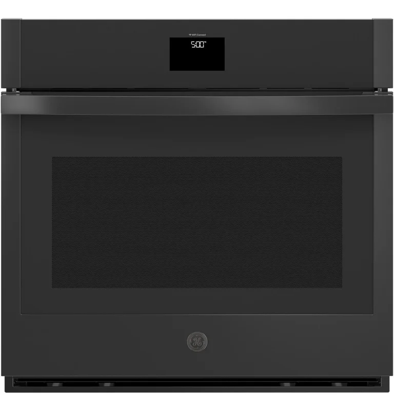 GE - 5 cu. ft Single Wall Oven in Black - JTS5000DVBB Black