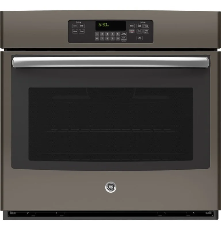 GE - 5 cu. ft Single Wall Oven in Grey - JT3000EJES Grey
