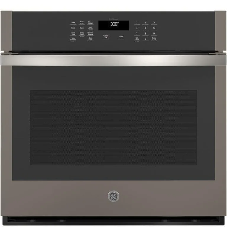 GE - 5 cu. ft Single Wall Oven in Grey - JTS3000ENES None