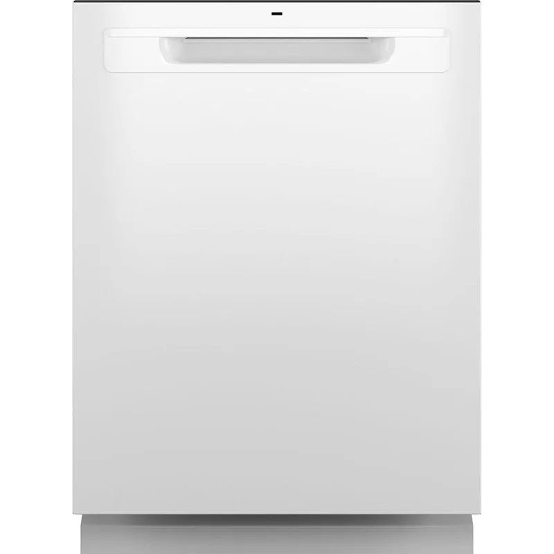 GE - 50 dBA Built In Dishwasher in White - GDP630PGRWW White