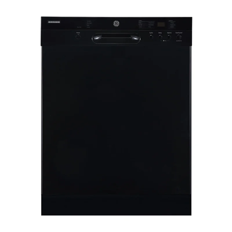 GE - 52 dBA Built In Dishwasher in Black - GBF532SGPBB Black