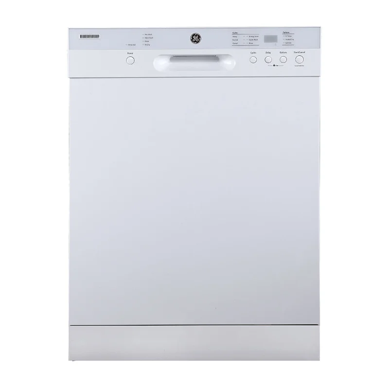 GE - 52 dBA Built In Dishwasher in White - GBF532SGPWW White
