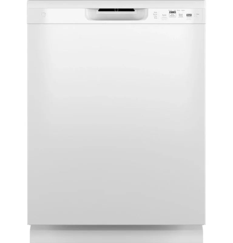 GE - 59 dBA Built In Dishwasher in White - GDF510PGRWW White